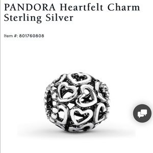 Pandora Heartfelt Charm